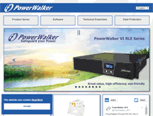 Tablet Screenshot of powerwalker.com
